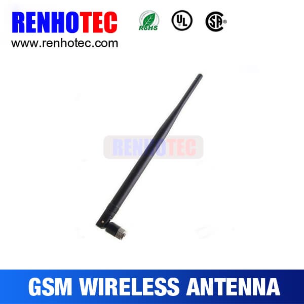 High gain indoor rubber SMA connector GSM antenna for communication